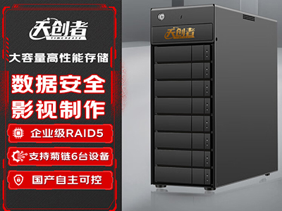 天創(chuàng)者雷電存儲雷電3/USB3 Type-C8盤位160TB